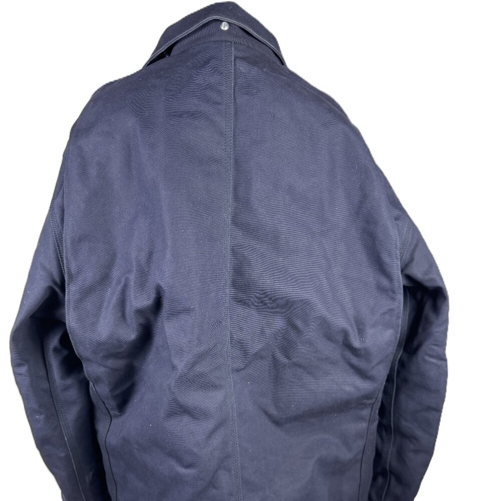 Carhartt 101618 - Flame-Resistant Duck Traditional Coat - Quilt Lined Navy Q4 LG - Picture 5 of 13